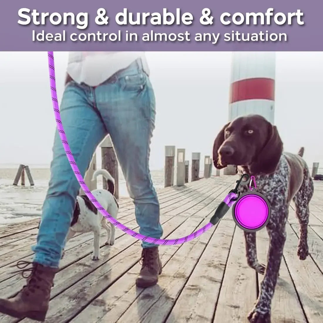Strong Reflective Leash For Dogs