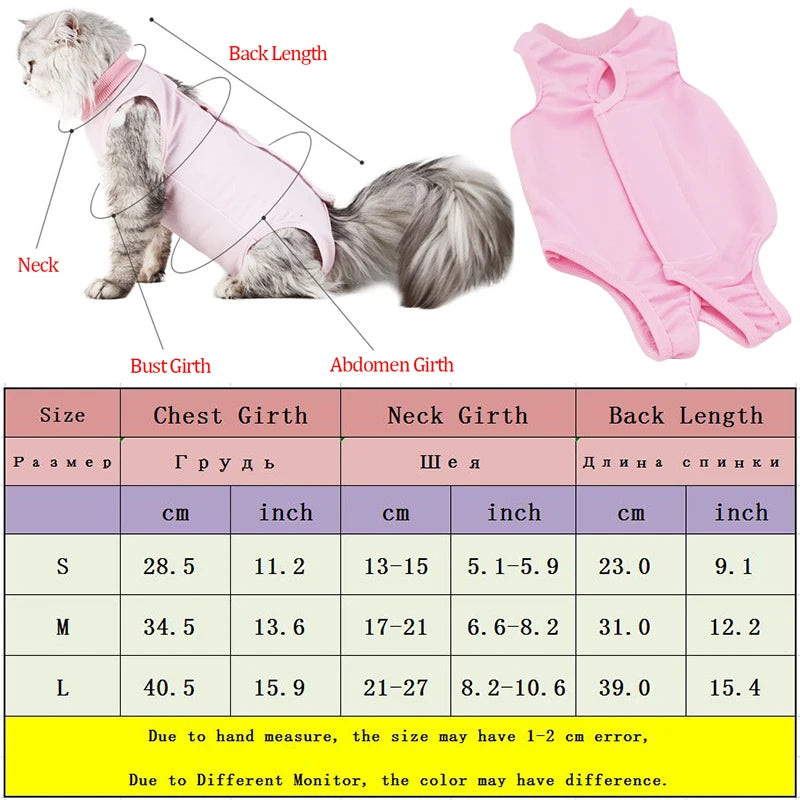 Anti-licking Sterilization Cat Clothes