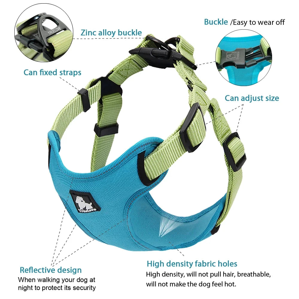 Truelove Padded Reflective Dog harness