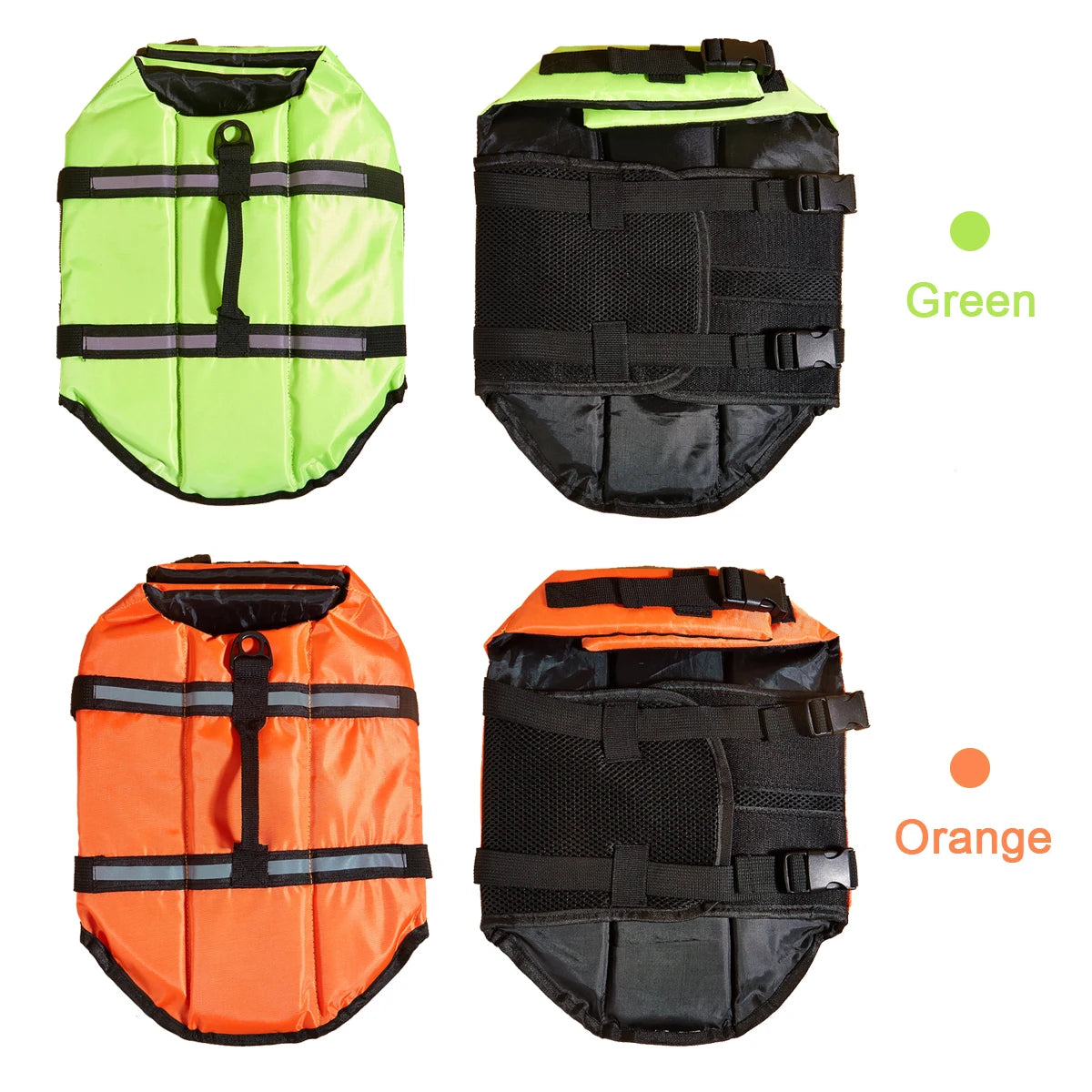 Dog Life Jacket - Reflective and Adjustable