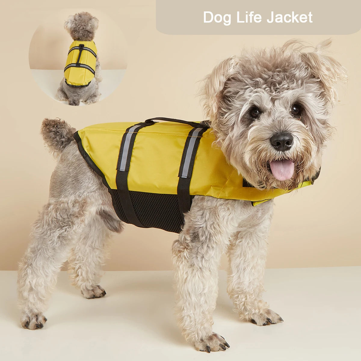 Dog Life Jacket - Reflective and Adjustable