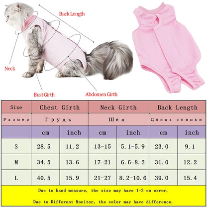 Anti-licking Sterilization Cat Clothes
