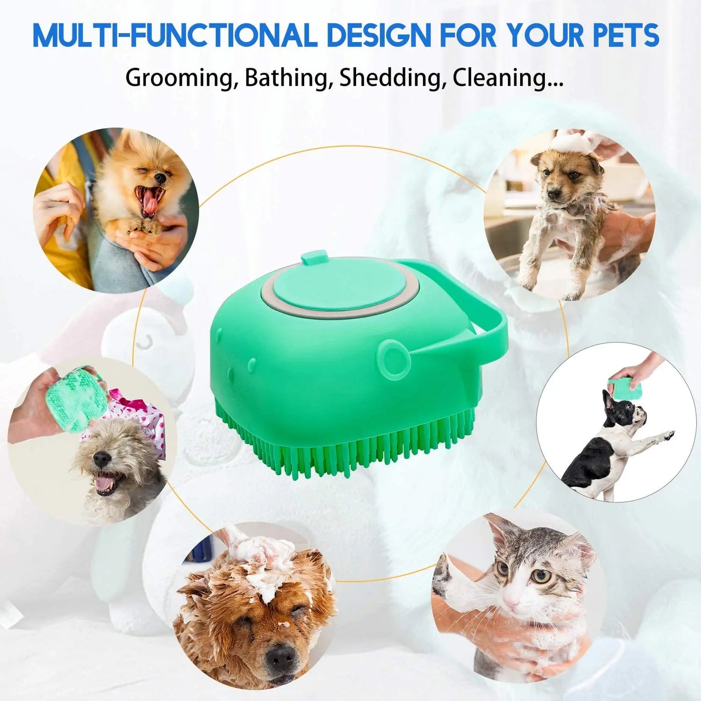 Pet Shampoo Brush