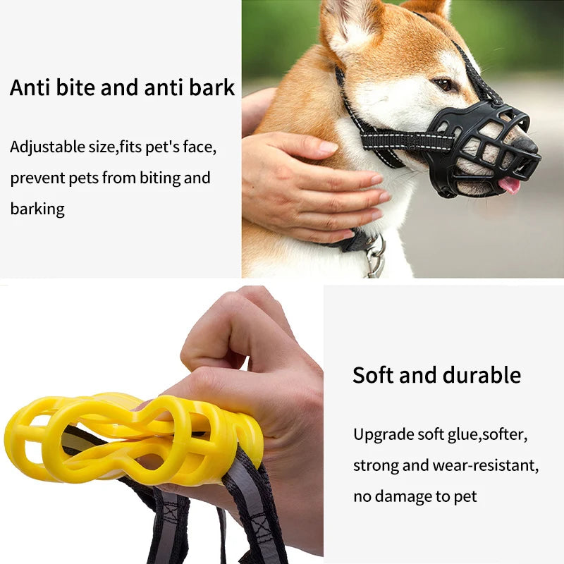 Adjustable & Breathable Dog Muzzle