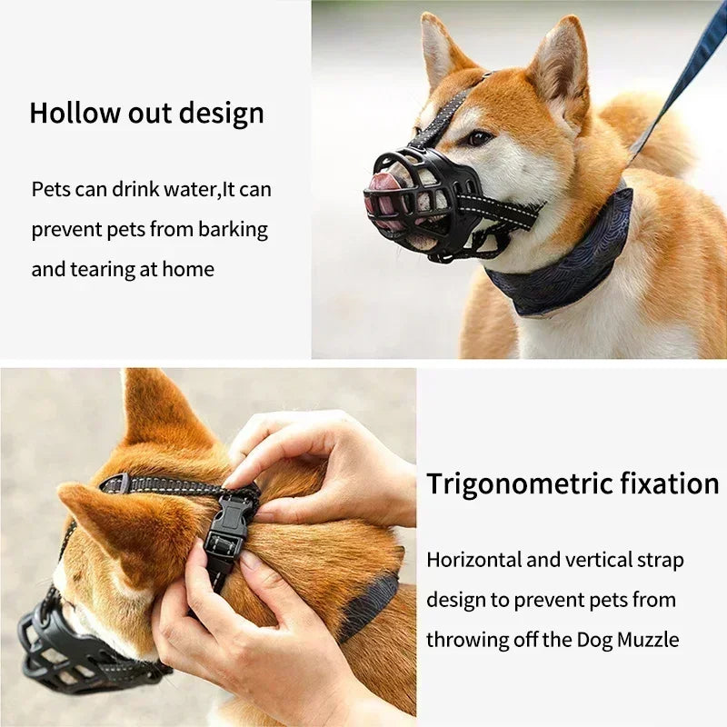 Adjustable & Breathable Dog Muzzle